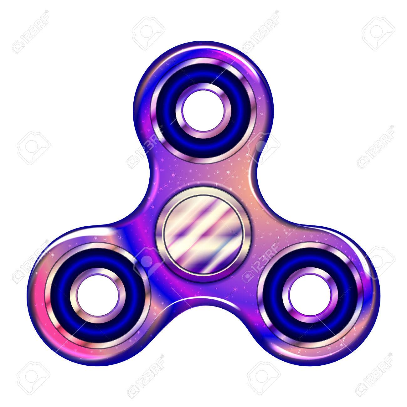 Realistic Fidget Spinner Stress Relieving Toy Trendy Hand Spinning Royalty Free Cliparts Vectors And Stock Illustration Image 80710330
