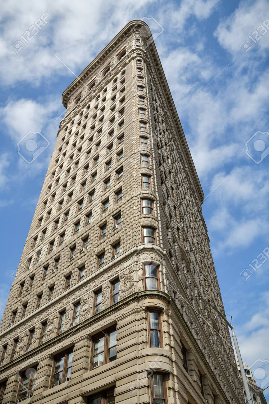 New York City, United States - October 5, 2018: Detailed view on famous Flatiron Building in New York City, USA during October 2018 - 117654721 New York City, United States - October 5, 2018: Detailed view on famous Flatiron Building in New York City, USA during October 2018 - 117654721