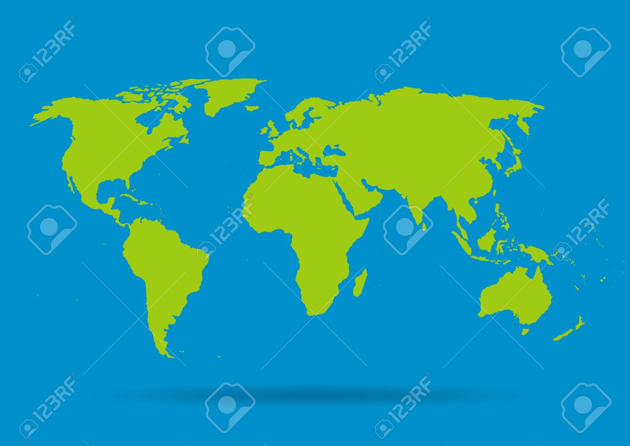 earth map template