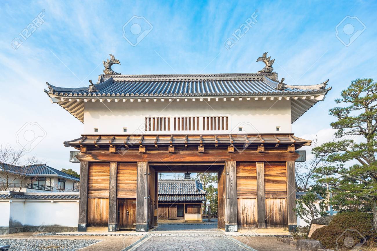 静岡県の掛川城の風景 の写真素材 画像素材 Image