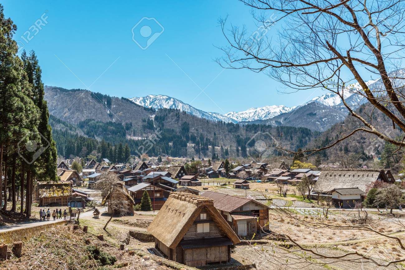 世界遺産岐阜県白川郷の風景 の写真素材 画像素材 Image
