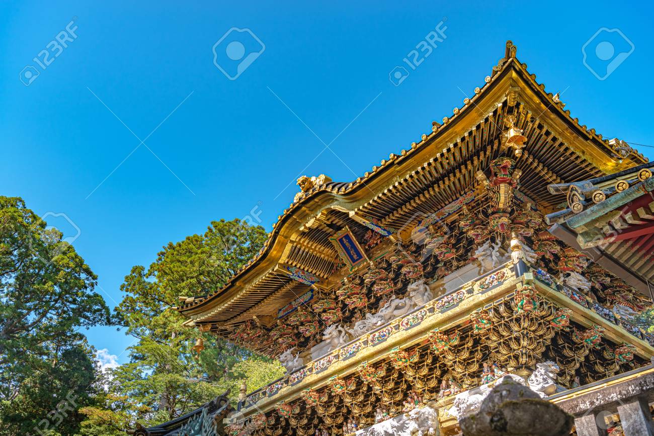 Yomeimon Gate Of The Nikko Toshogu Shrine In Nikko City Stock Photo Picture And Royalty Free Image Image