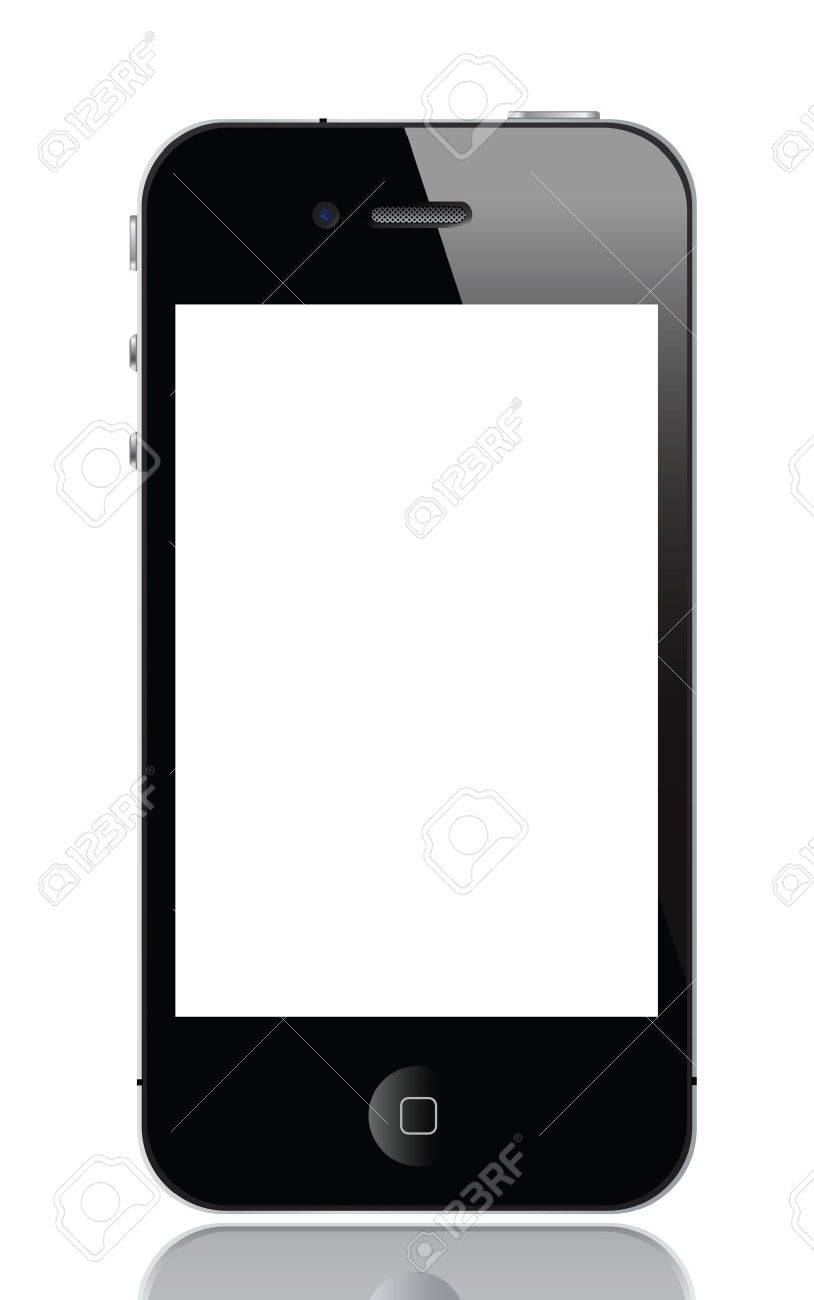 Illustration Of Iphone 4 Vector Format Stock Photo Picture And Royalty Free Image Image