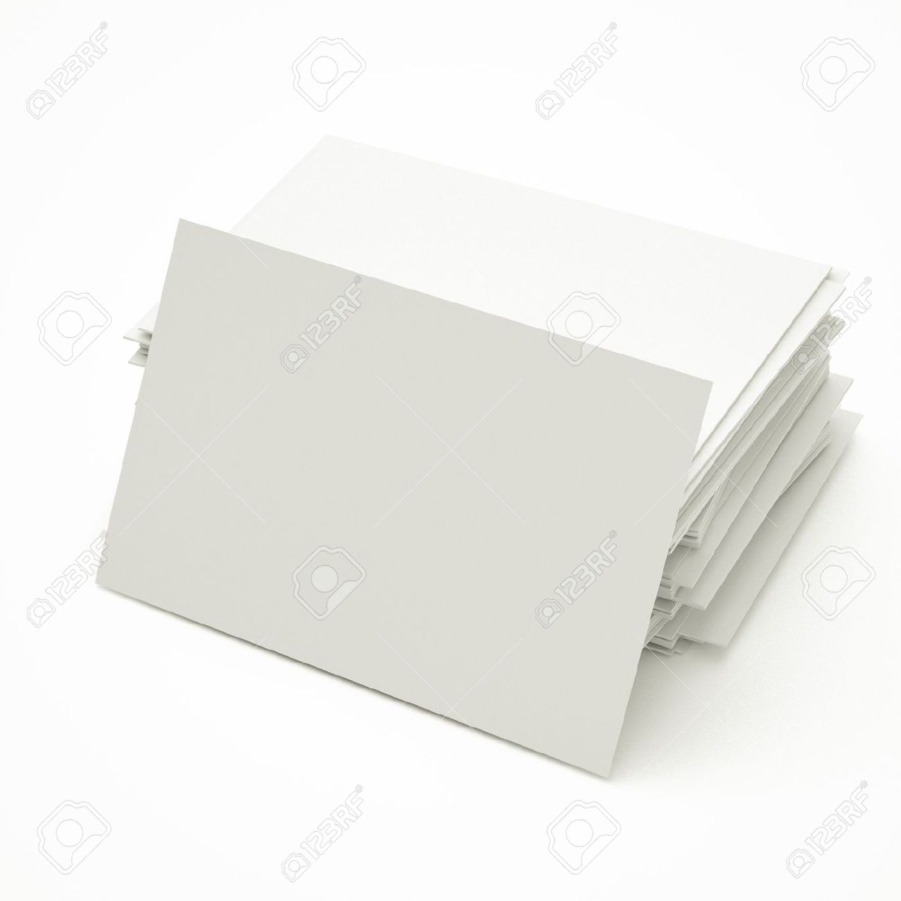 blank business card stock