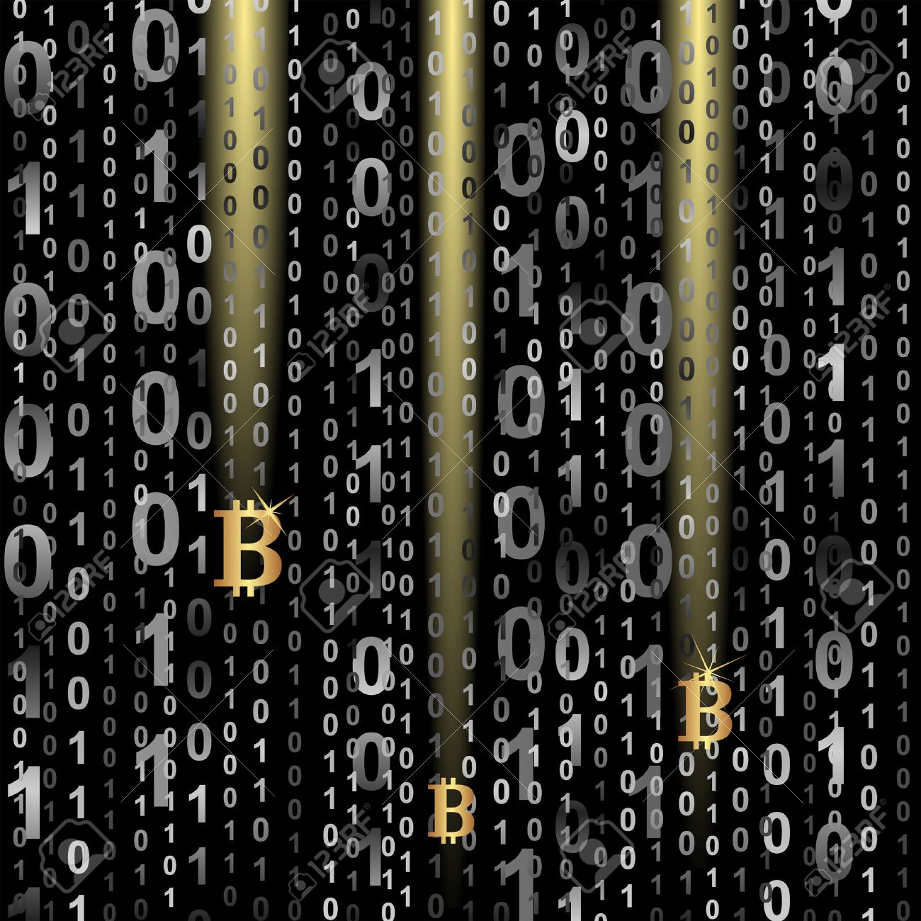 디지털 배경에 비트 코인의 상징 로열티 무료 사진, 그림, 이미지 그리고 스톡포토그래피. Image 25246162