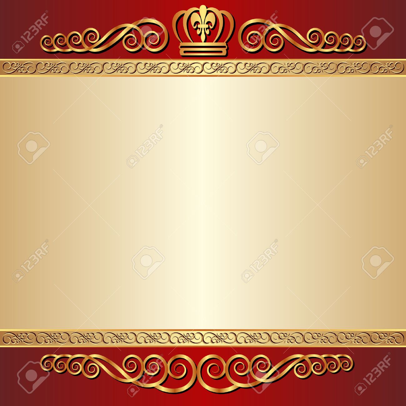 赤と金の背景の装飾のイラスト素材 ベクタ Image 赤と金の背景の装飾のイラスト素材 ベクタ Image