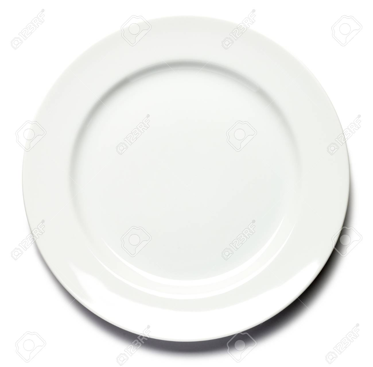 Dinner Plate On White Background Stock Photo Picture And Royalty Free Image Image 31759914