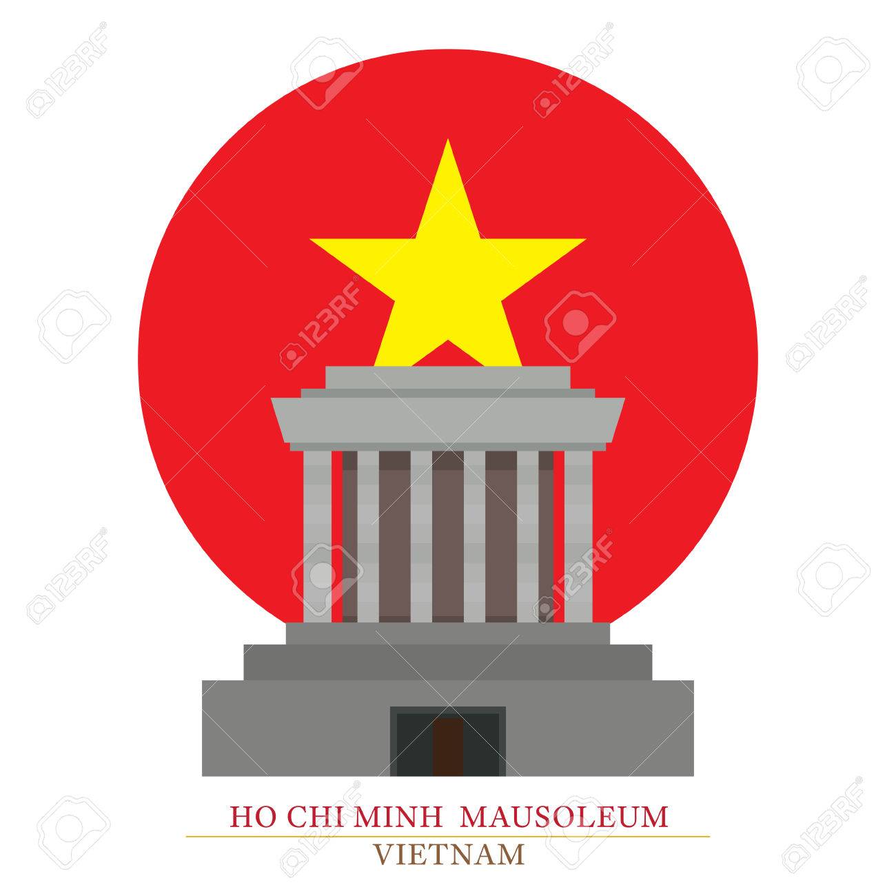 ホーチミン ホーチミン廟 ハノイ ベトナム文化 旅行と観光のイラスト素材 ベクタ Image
