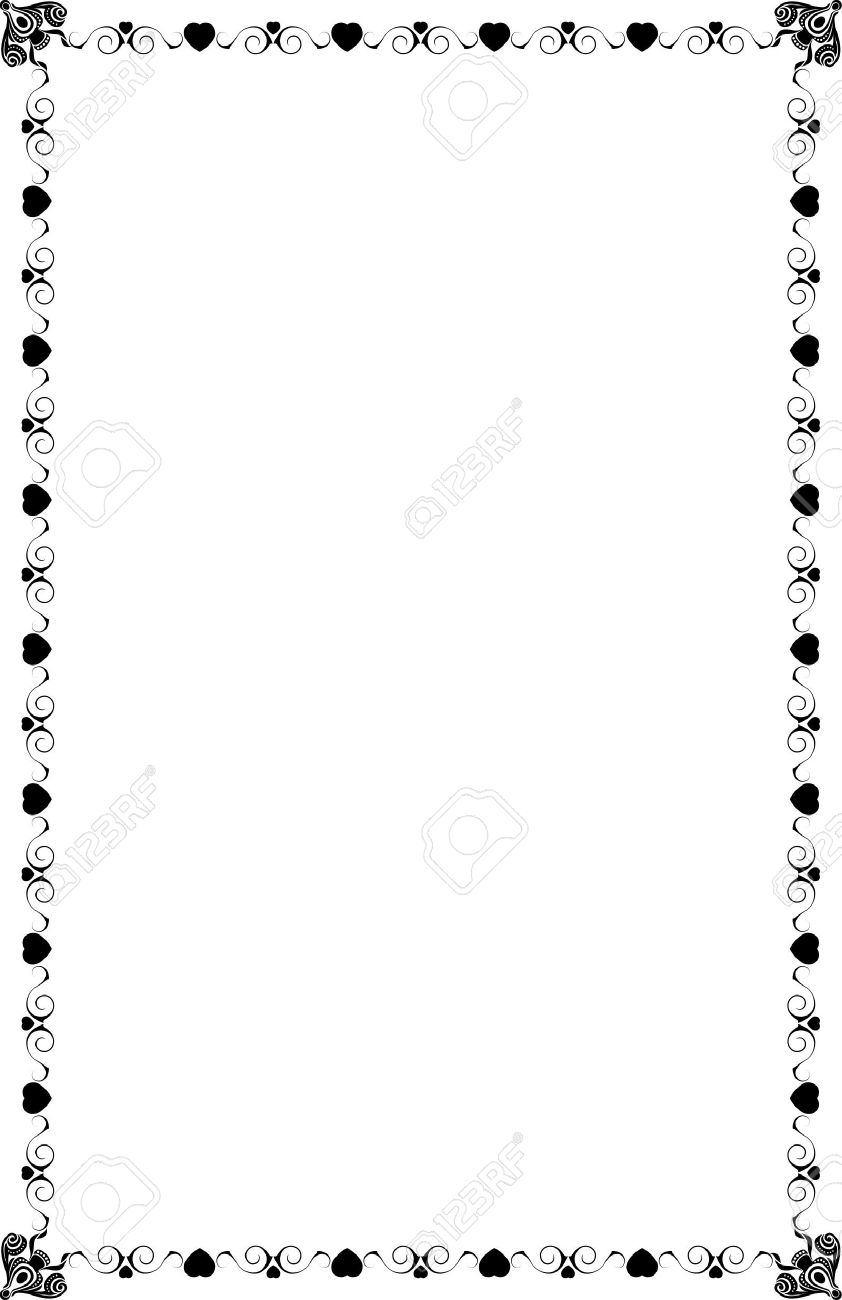 a4 size page borders