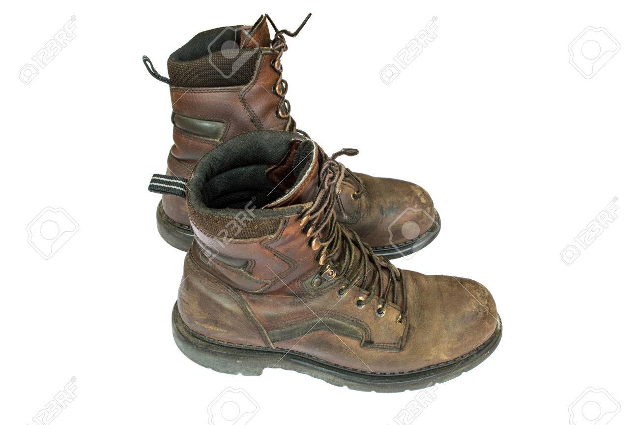 mens leather steel toe boots