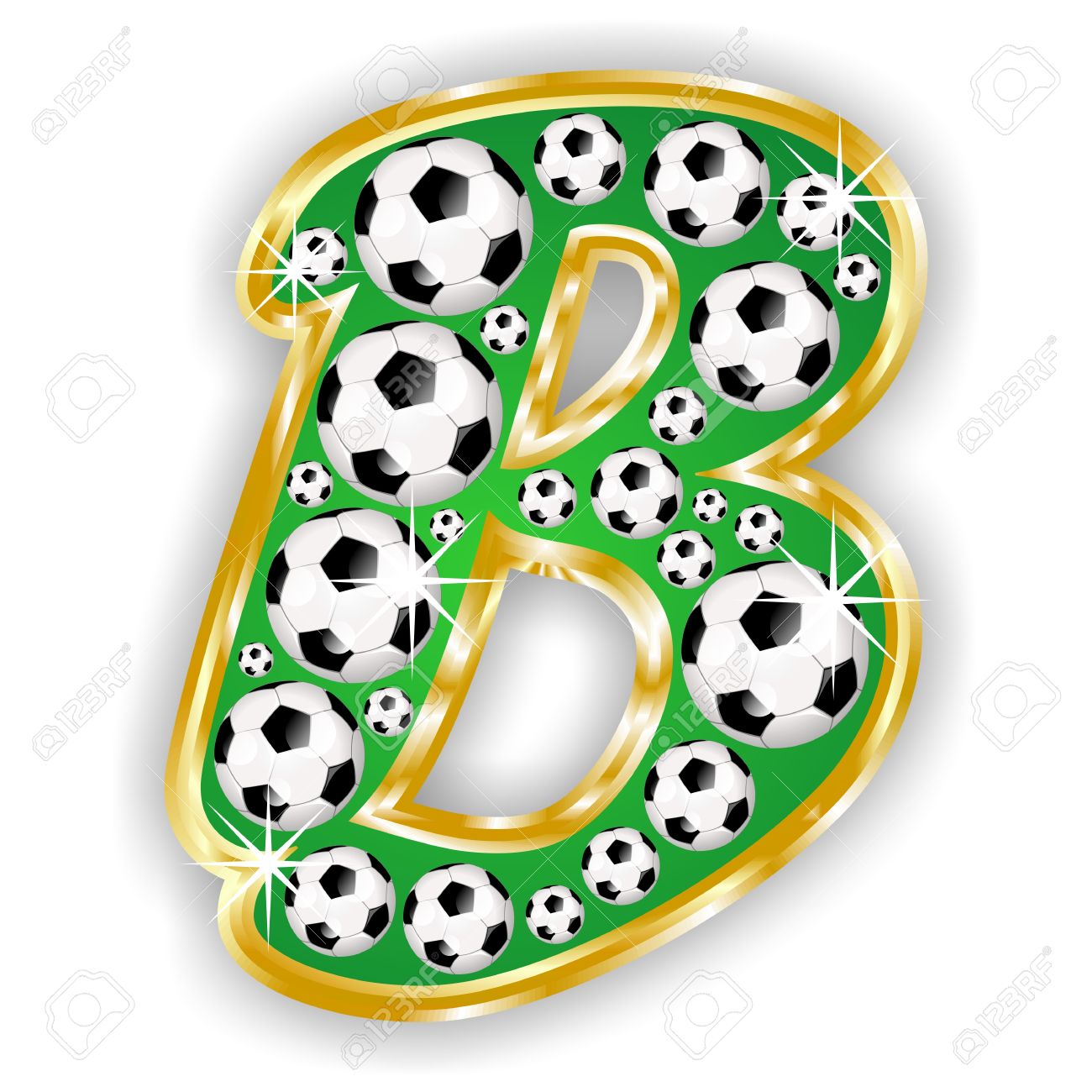 Image result for letter B soccer