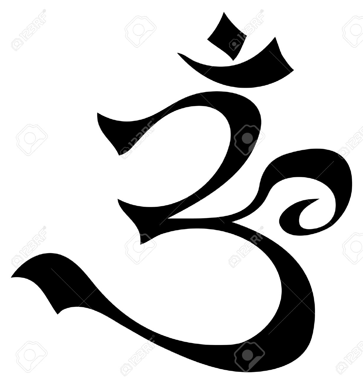 Image Of Aum Symbol Royalty Free Cliparts Vectors And Stock Illustration Image