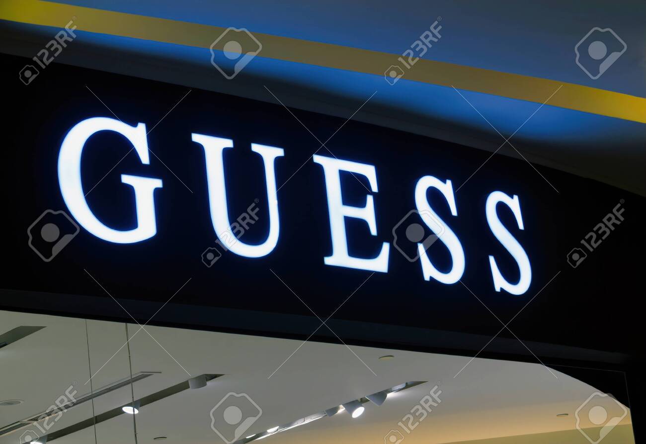 Guess logo best sale