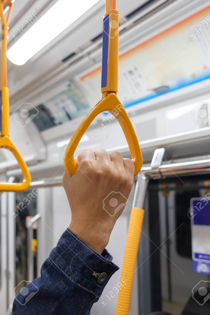 Image result for handrails in train