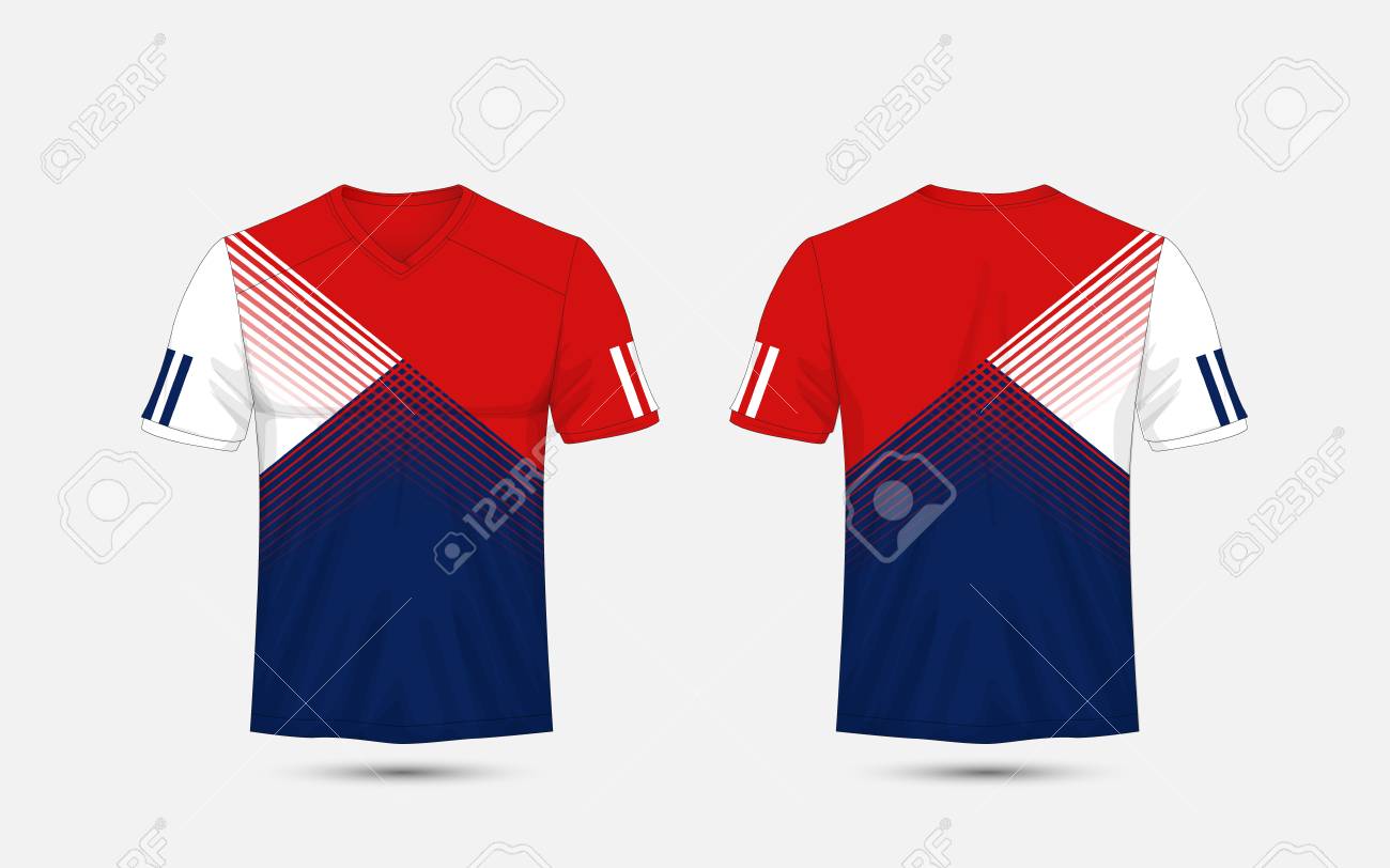 camisetas azules deportivas