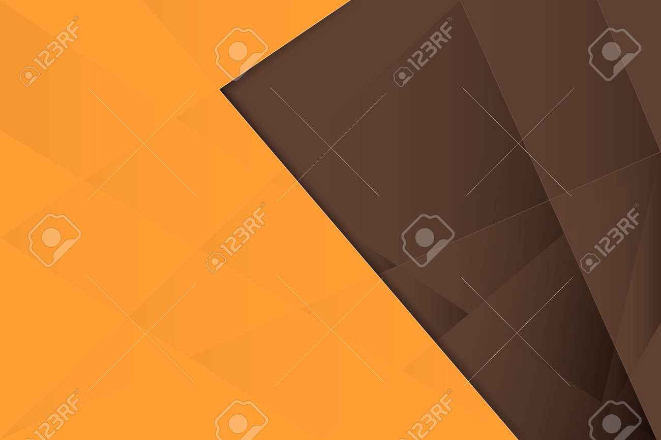 Abstract geometric repeating shape with orange and brown background. Vector illustration - 170265101 Abstract geometric repeating shape with orange and brown background. Vector illustration - 170265101