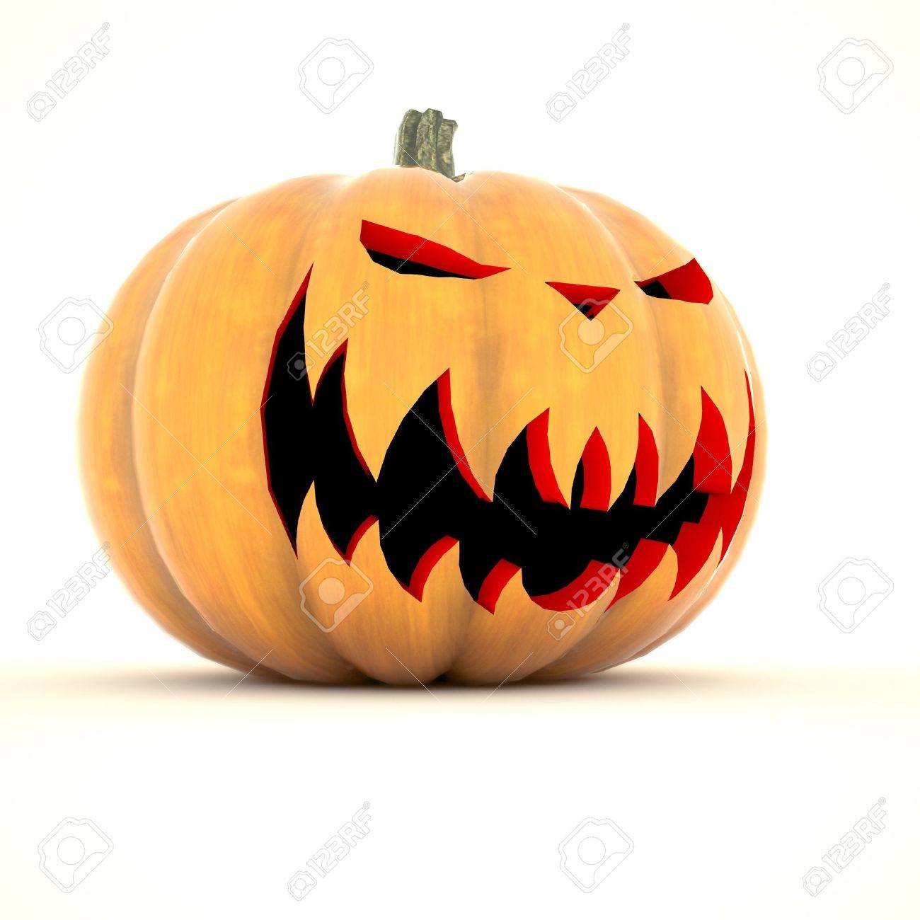 Halloween pumpkin isolated on white background - 15816269 Halloween pumpkin isolated on white background - 15816269