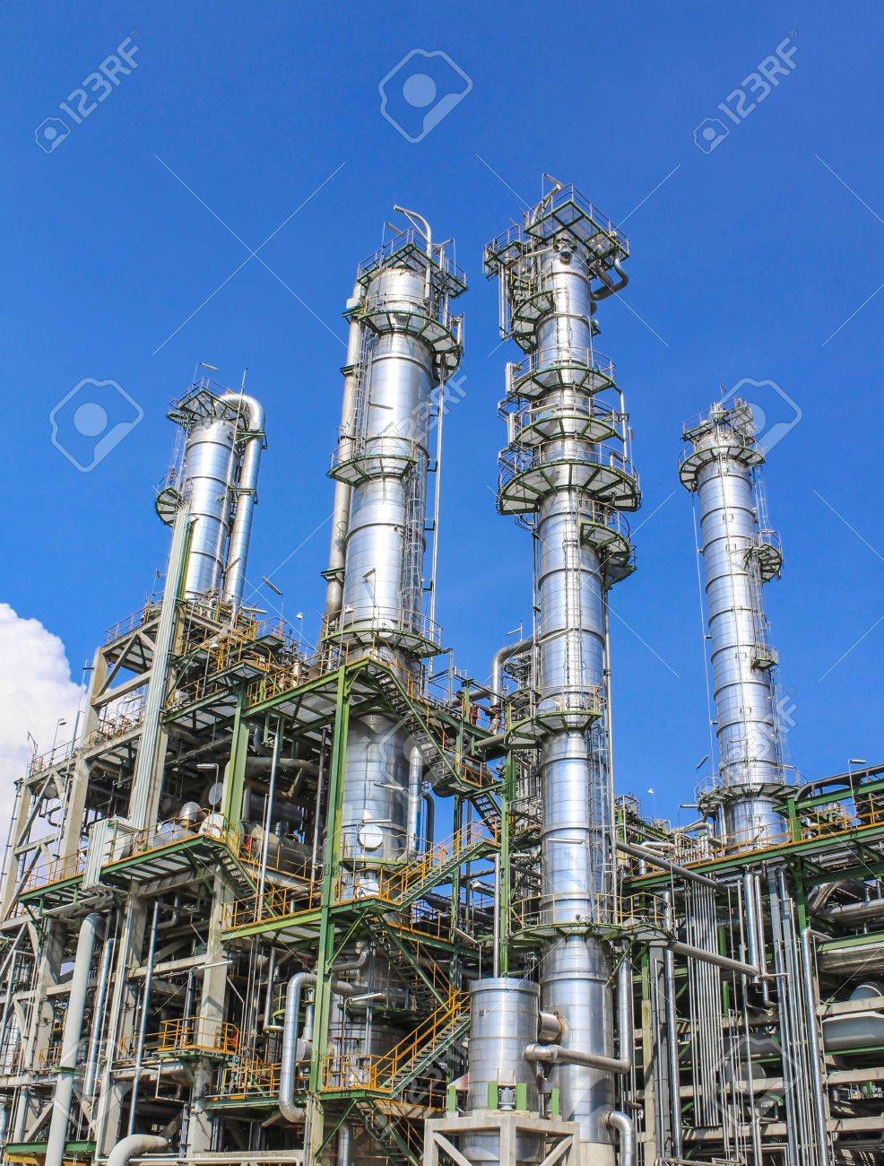 Structure of Oil and chemical factory in day time - 16148443 Structure of Oil and chemical factory in day time - 16148443