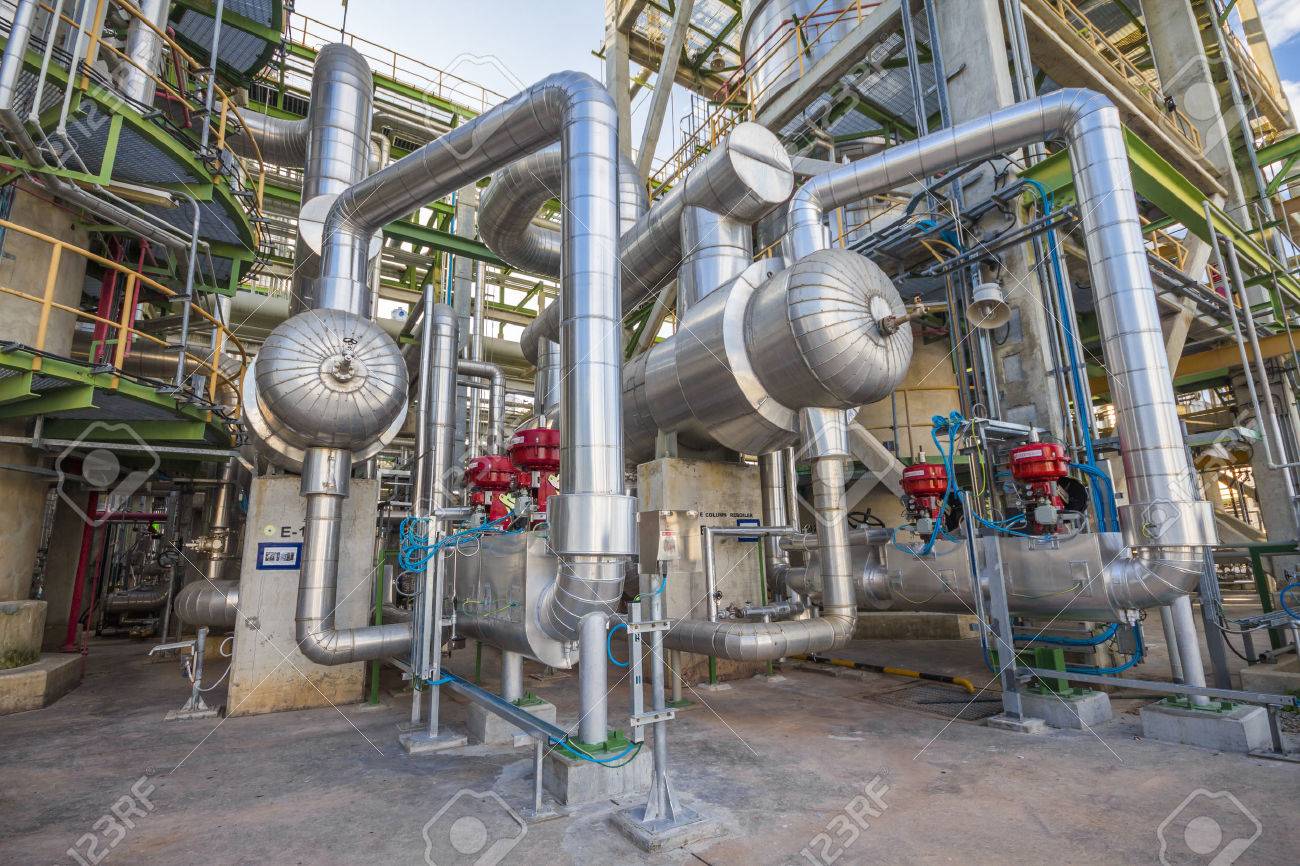 Heat exchanger in Refinery industrial factory - 41945842 Heat exchanger in Refinery industrial factory - 41945842