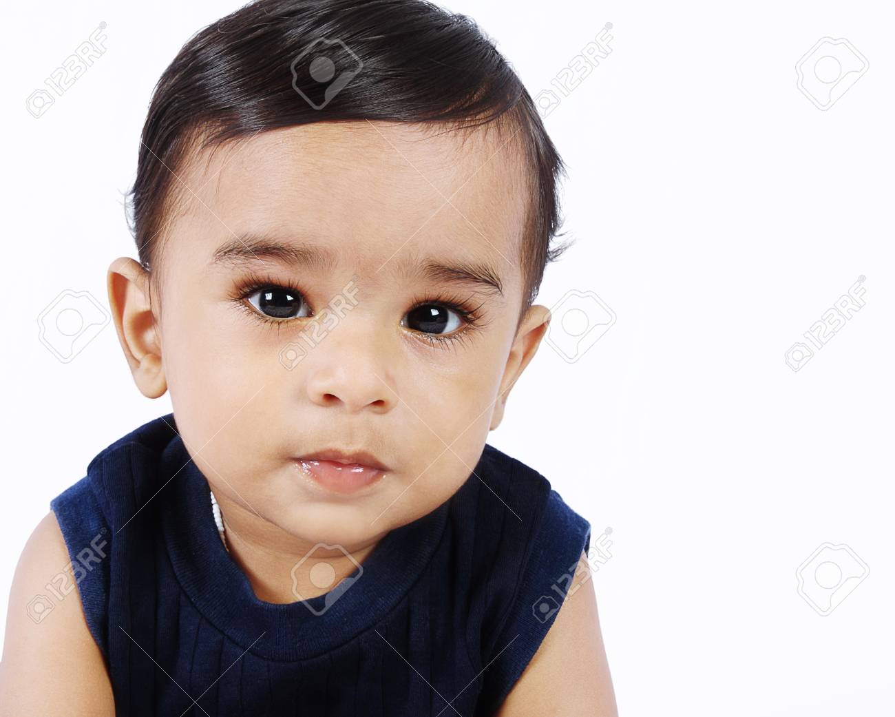 Portrait Of Indian Baby Stock Photo Picture And Royalty Free Image Image