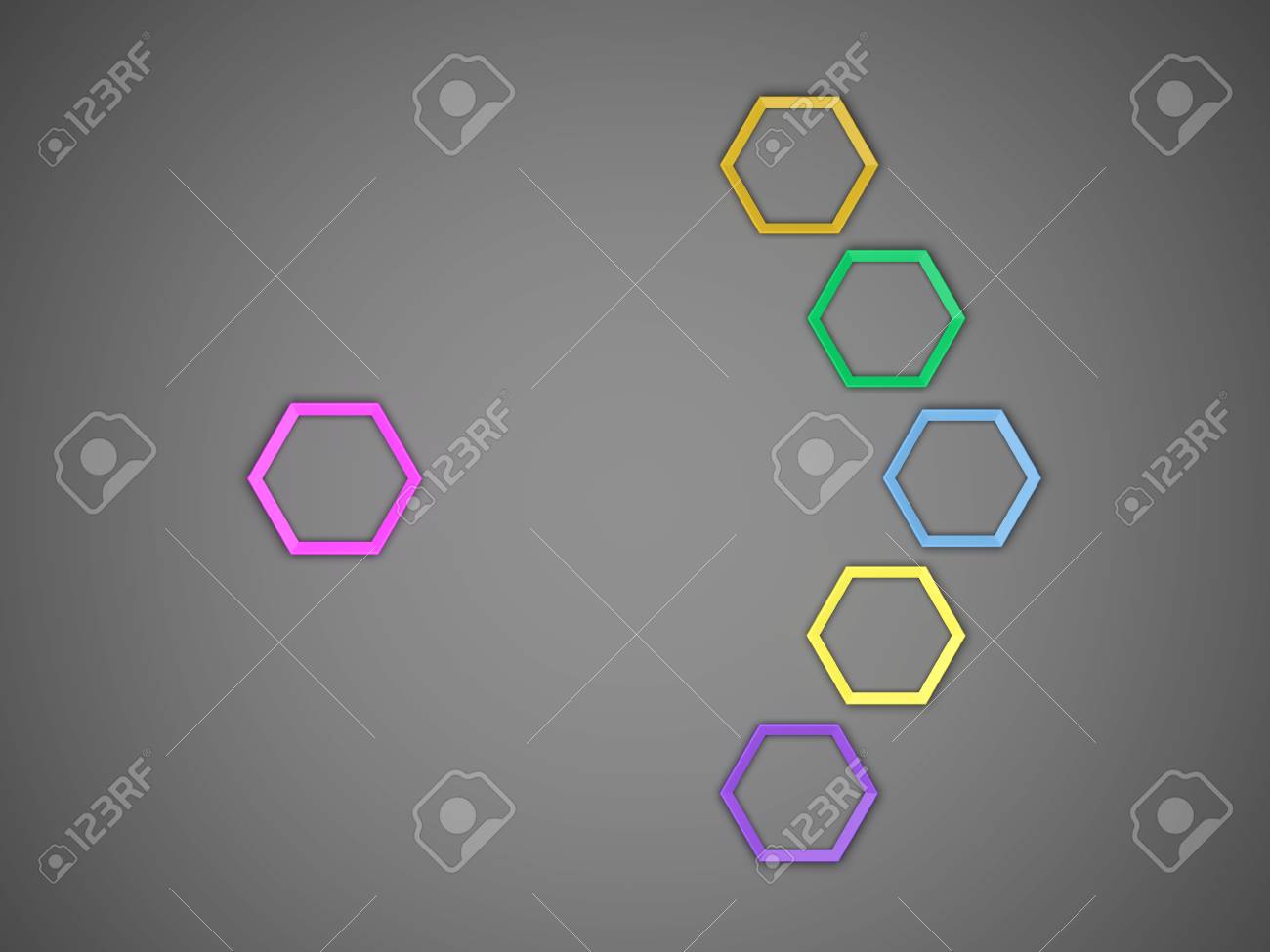 3d octagon template layout for business stock photo picture and