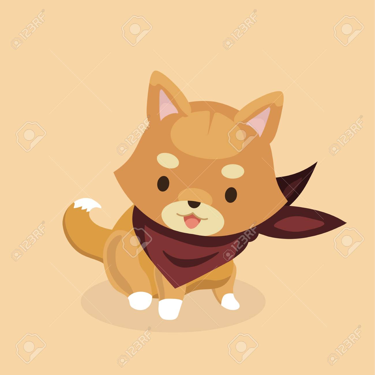 かわいい柴犬犬のベクター イラストです のイラスト素材 ベクタ Image かわいい柴犬犬のベクター イラストです のイラスト素材 ベクタ Image