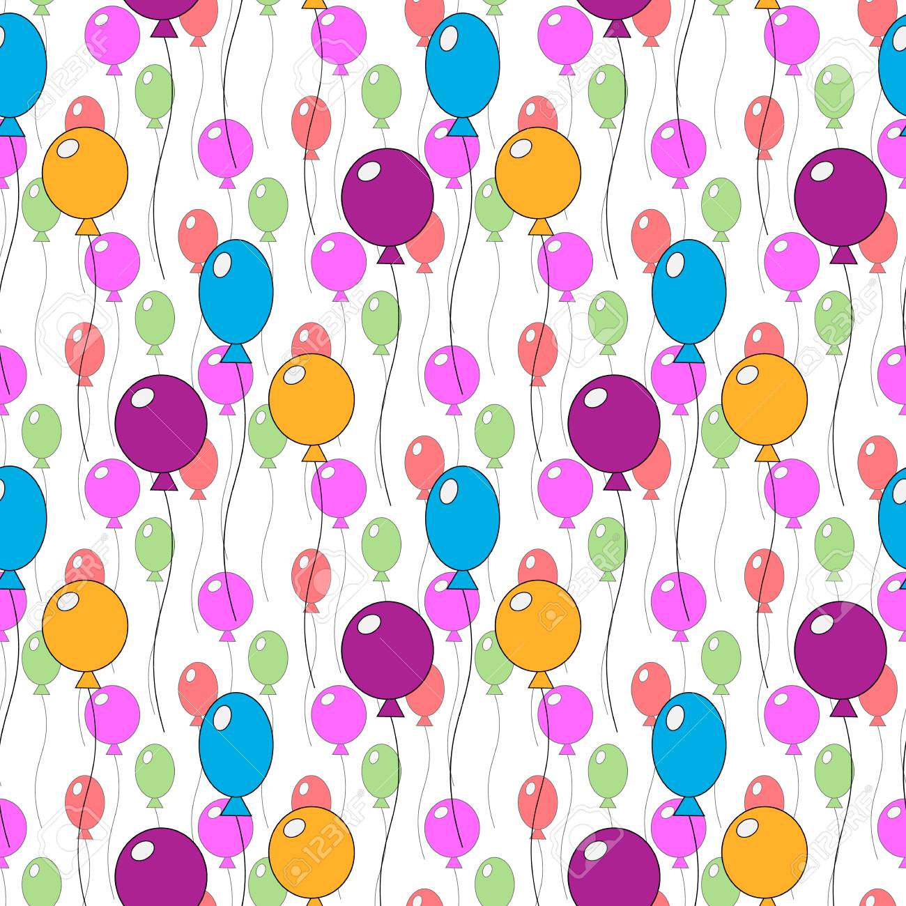 seamless pattern of different