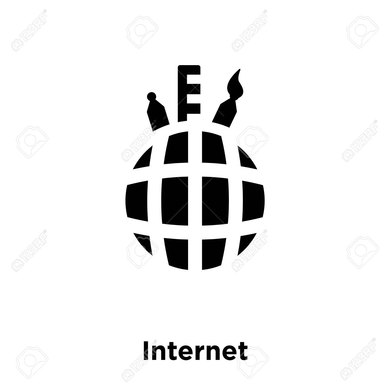 Internet Icon Vector Isolated On White Background, Logo Concept Of Internet  Sign On Transparent Background, Filled Black Symbol Royalty Free SVG,  Cliparts, Vectors, and Stock Illustration. Image 112623711., image size:1300x1300