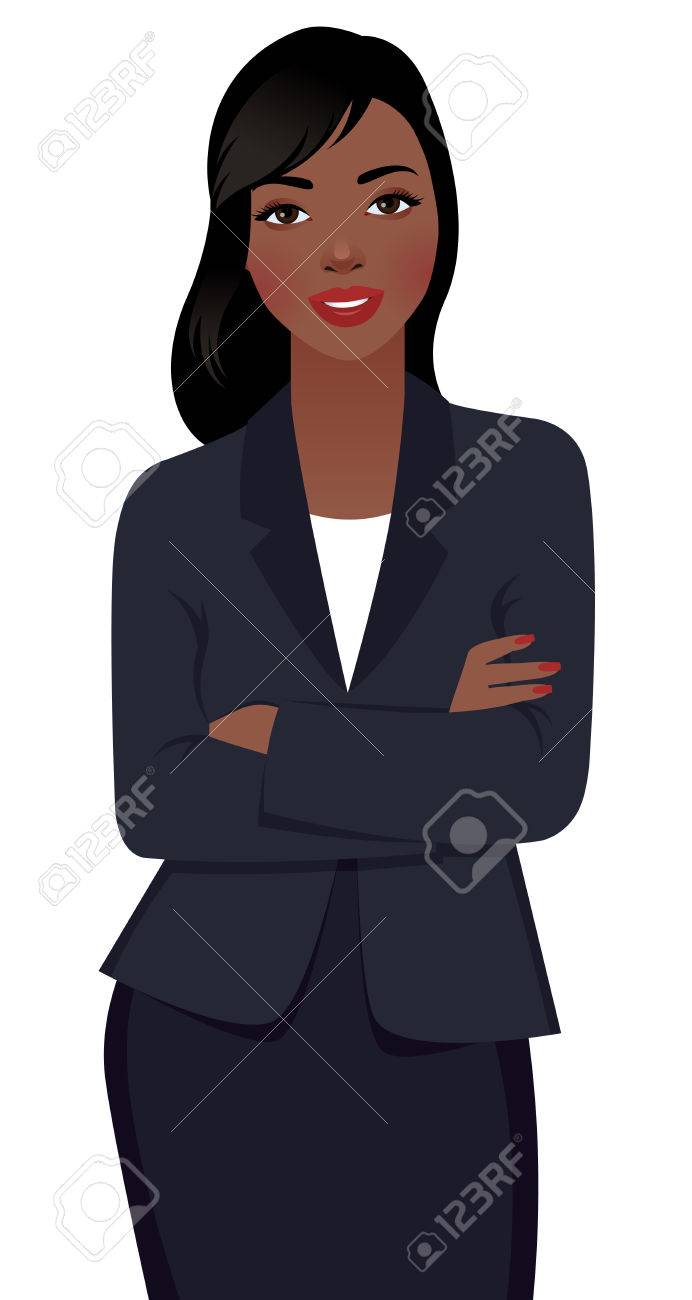 株式ベクトル イラスト ビジネスの若い女性のアフリカ系アメリカ人ビジネスマンのスーツに孤立した白い背景のイラスト素材 ベクタ Image 株式ベクトル イラスト ビジネスの若い女性のアフリカ系アメリカ人ビジネスマンのスーツに孤立した白い背景のイラスト素材 ベクタ Image
