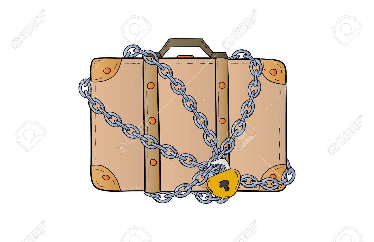 Valise avec cadenas Clearance