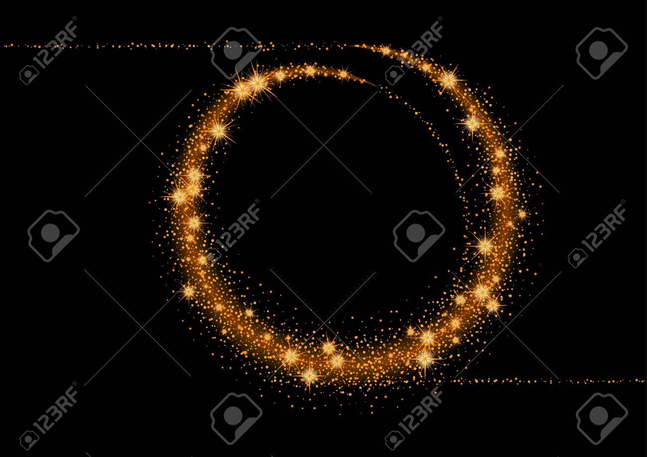 きらびやかな金の星 輝く粒子のトレイル イラスト キラキラ波と輝くゴールド星やキラキラと輝く金塵します ゴールドの輝くサークルのイラスト のイラスト素材 ベクタ Image きらびやかな金の星 輝く粒子のトレイル イラスト キラキラ波と輝くゴールド星やキラキラと輝く金塵します ゴールドの輝くサークルのイラスト のイラスト素材 ベクタ Image