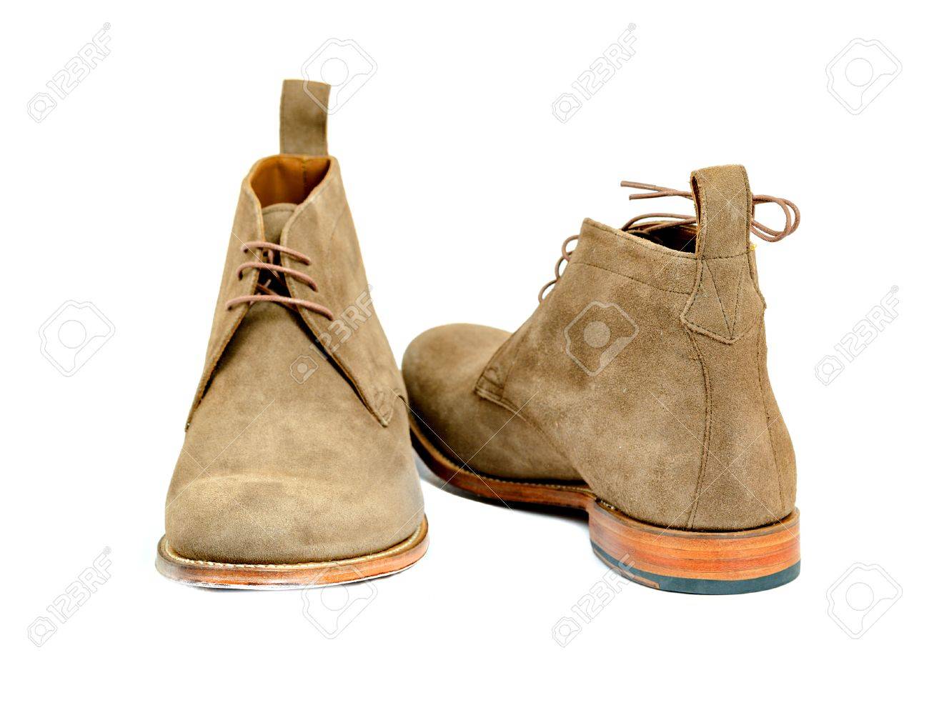 white suede boots mens