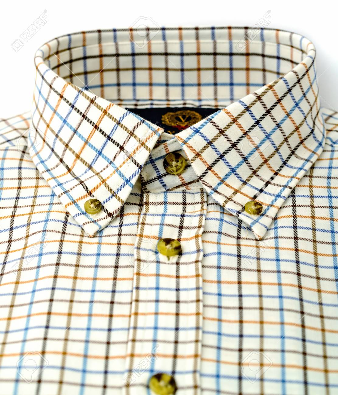 tattersall shirt isolated on