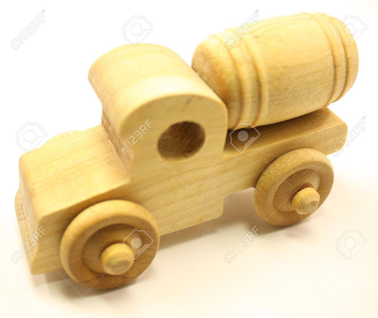 wooden cement mixer toy