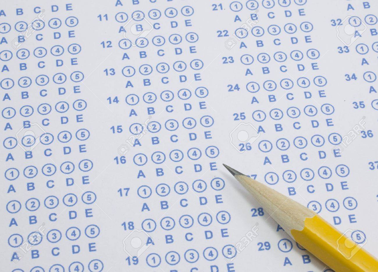 A blue scantron bubble verify sheet geared up in direction of be crammed out with.. photograph about Free Printable Scantron Bubble Sheet identified as A blue scantron bubble attempt sheet prepared in direction of be loaded out with..