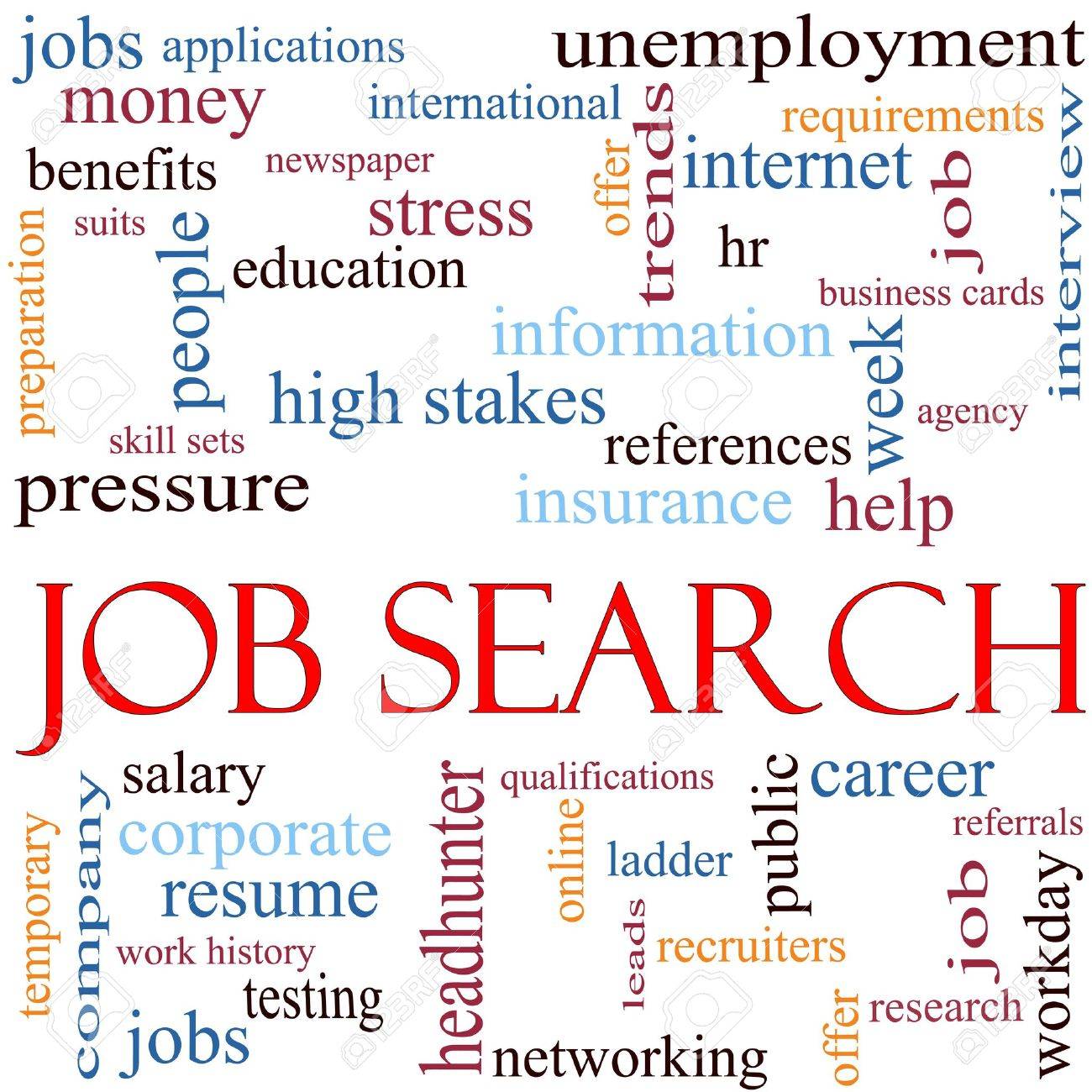 job search business cards