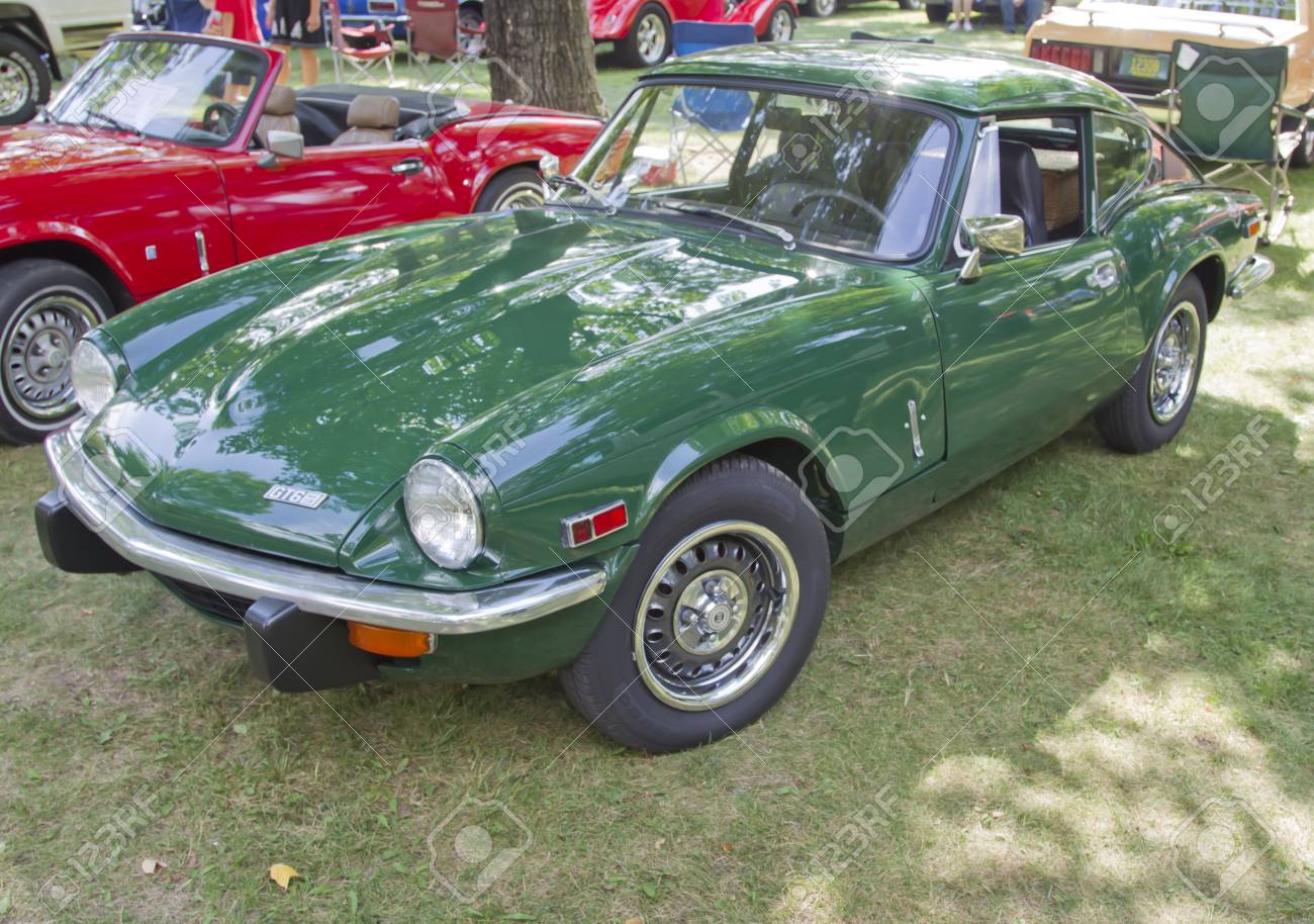 Waupaca Wi August 25 Triumph Gt6 Mark 3 Car At The 10th Annual