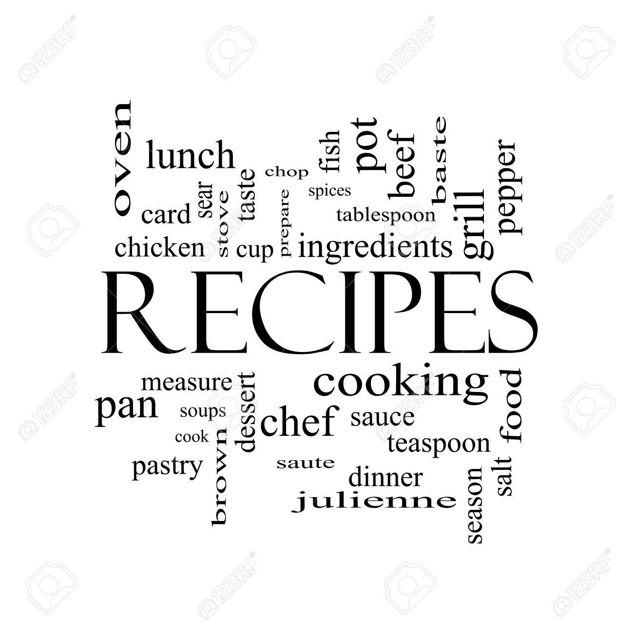 word recipes