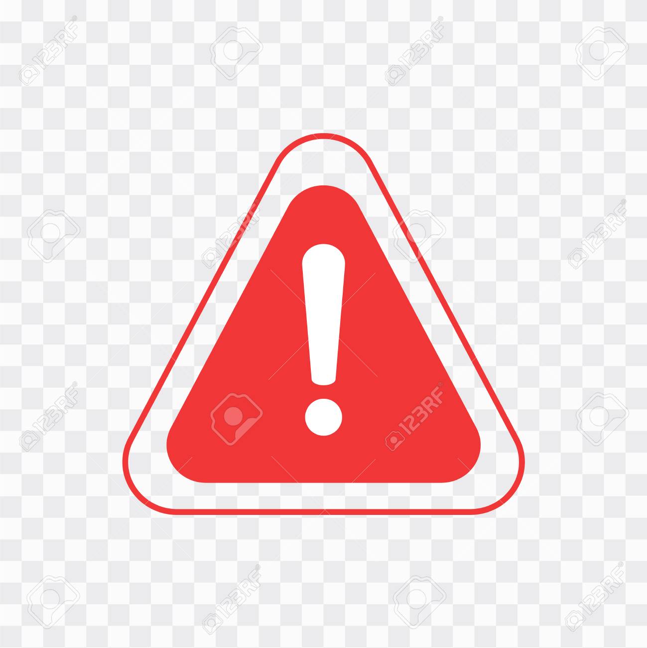 Warning Icon The Attention Icon Danger Symbol Alert Icon Royalty Free Cliparts Vectors And Stock Illustration Image 117044281