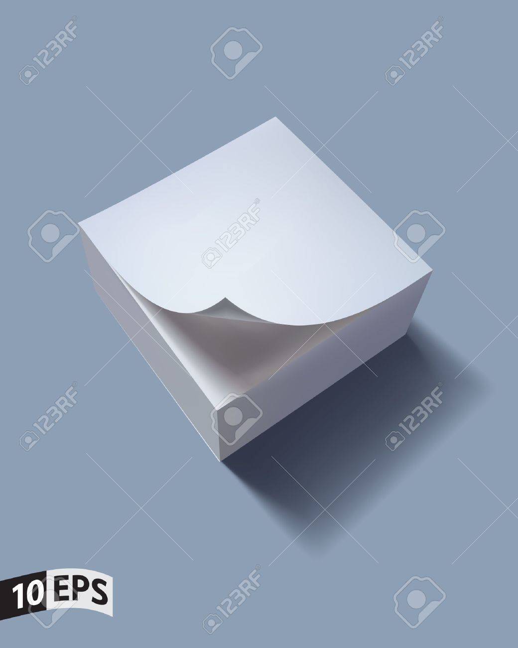 Close up of stack of papers with curl illustration - 12363011 Close up of stack of papers with curl illustration - 12363011