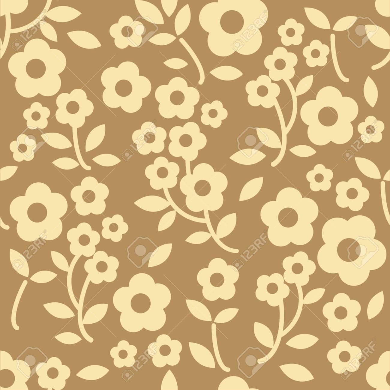 Seamless Brown Floral Pattern Background Royalty Free Cliparts Vectors And Stock Illustration Image Seamless Brown Floral Pattern Background Royalty Free Cliparts Vectors And Stock Illustration Image