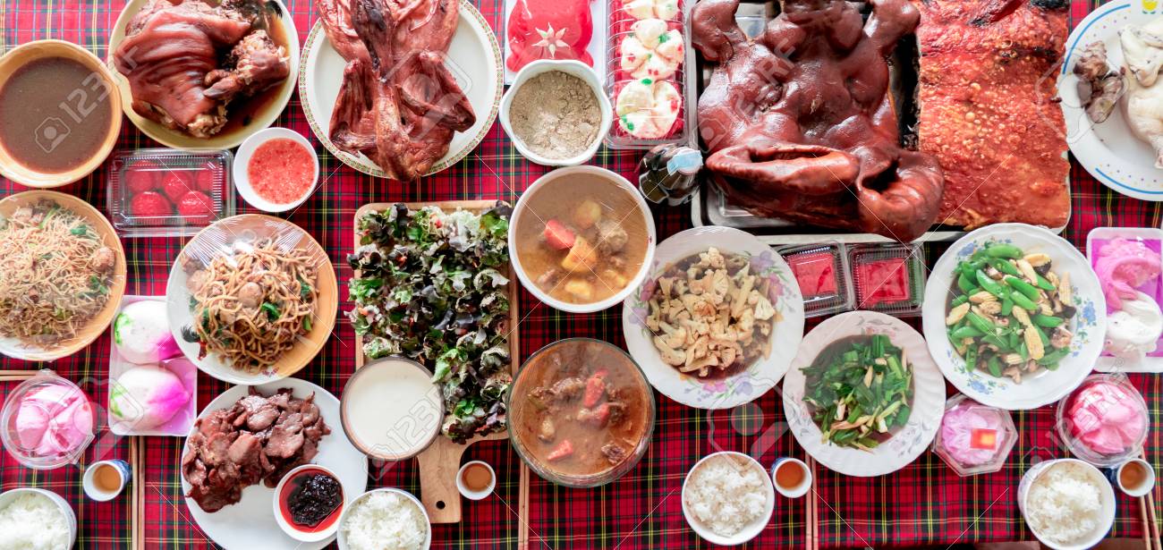 Chinese New Year S Food On Table Top View Stock Photo Picture And Royalty Free Image Image Chinese New Year S Food On Table Top View Stock Photo Picture And Royalty Free Image Image