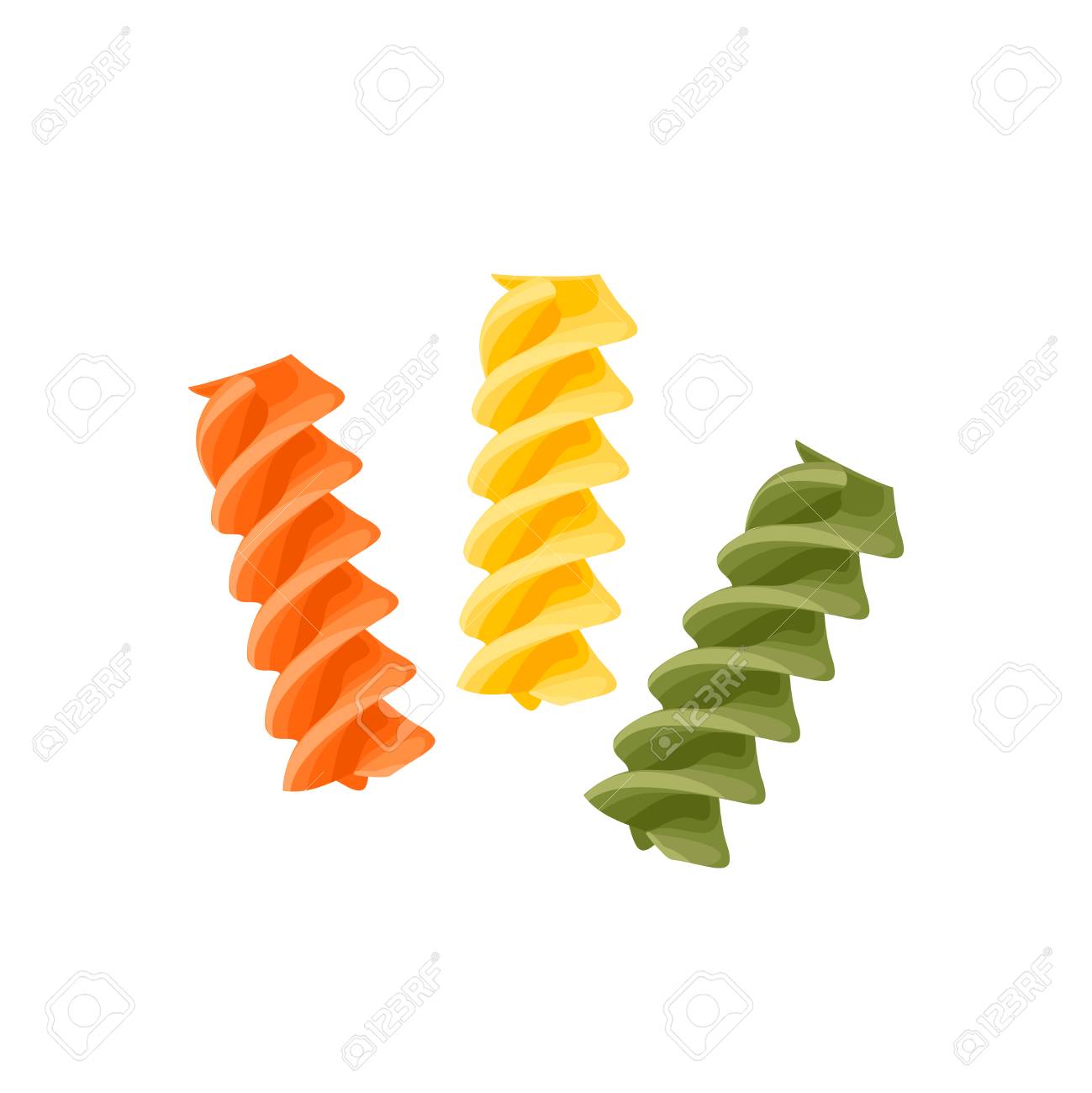 Download Italian Cuisine Pasta Fusilli Tricolor Red Green Yellow Royalty Free Cliparts Vectors And Stock Illustration Image 86748362 Yellowimages Mockups