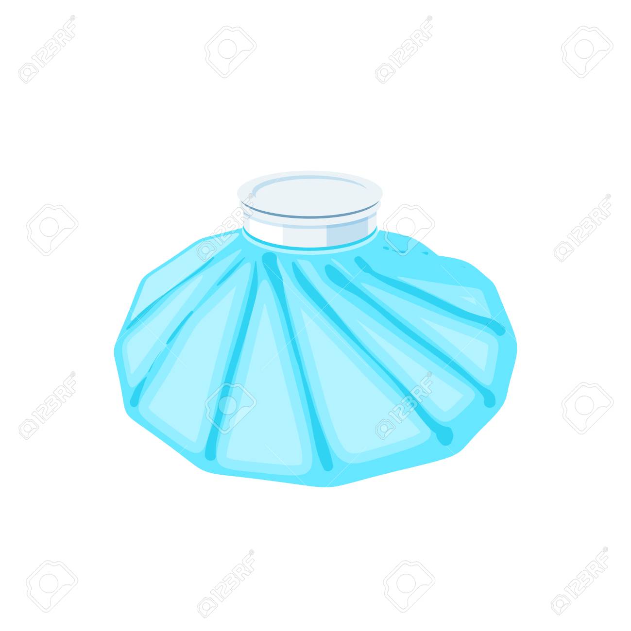 Medicine ice bag. Vector illustration cartoon flat icon isolated on white. - 88760584 Medicine ice bag. Vector illustration cartoon flat icon isolated on white. - 88760584