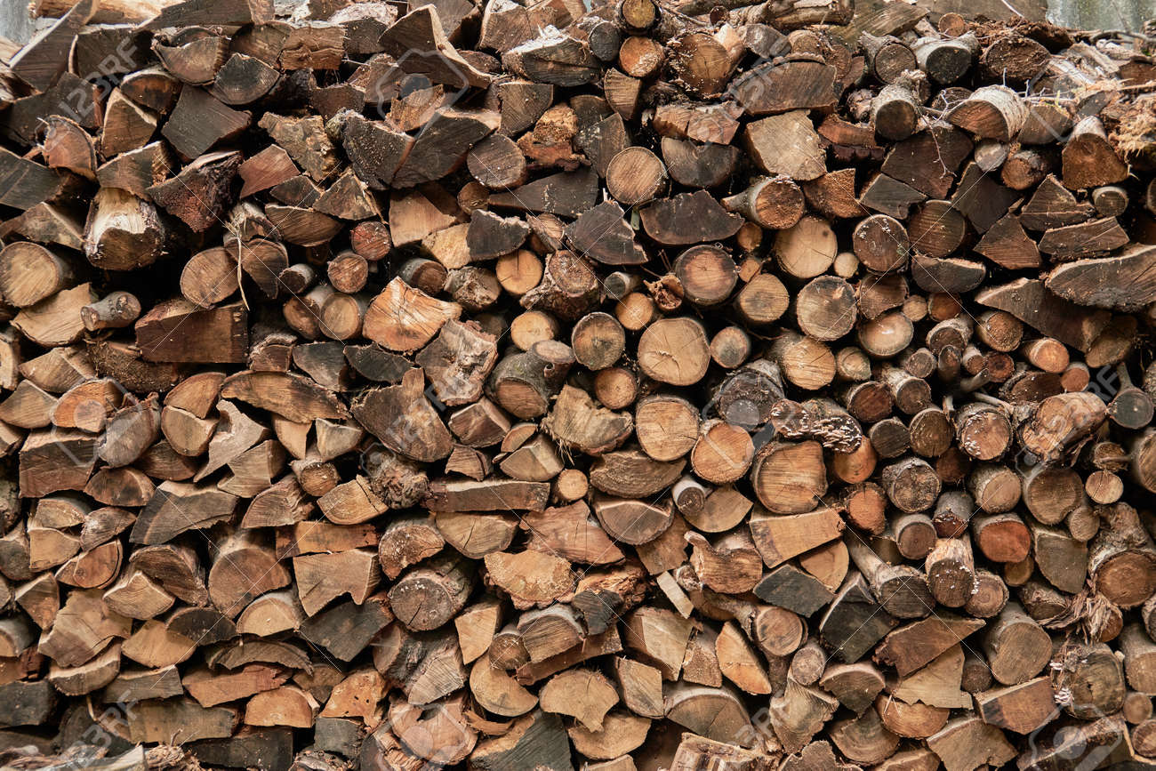 large pile of firewood near wooden house in avillage on outskirts of forest. rural abandoned building in forest. ecological fuel, lack of civilization, unity with nature, village life, poverty concept - 165197440 large pile of firewood near wooden house in avillage on outskirts of forest. rural abandoned building in forest. ecological fuel, lack of civilization, unity with nature, village life, poverty concept - 165197440