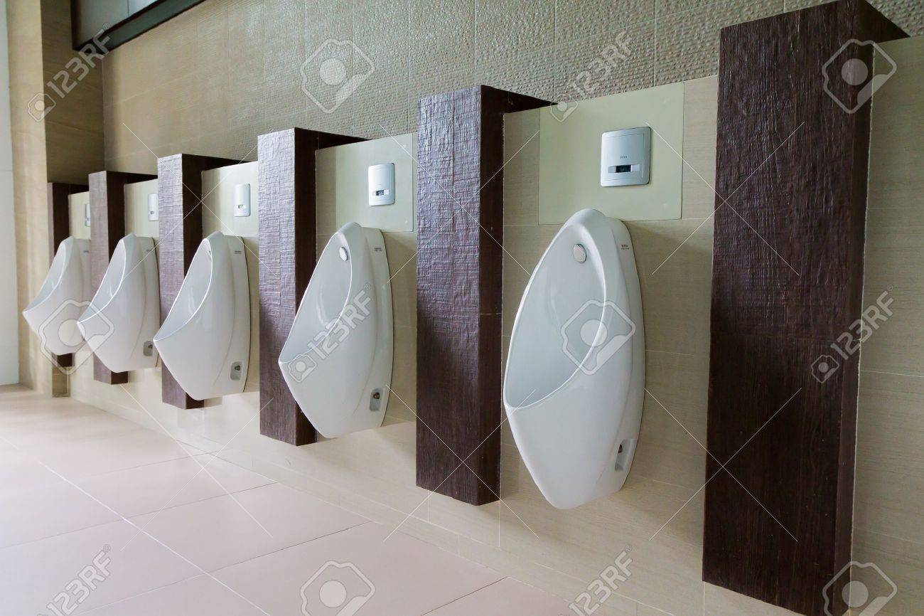 Bathroom Urinal urinals in the men's bathroom. stock photo, picture and royalty Bathroom Urinal urinals in the men's bathroom. stock photo, picture and royalty