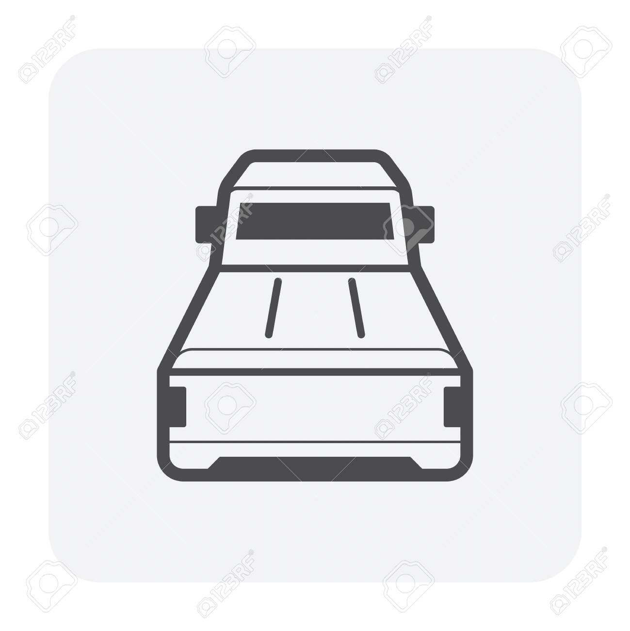 Pickup Truck Accessory Or Tonneau Cover Or Bed Truck Cover Vector Royalty Free Cliparts Vectors And Stock Illustration Image 141679267