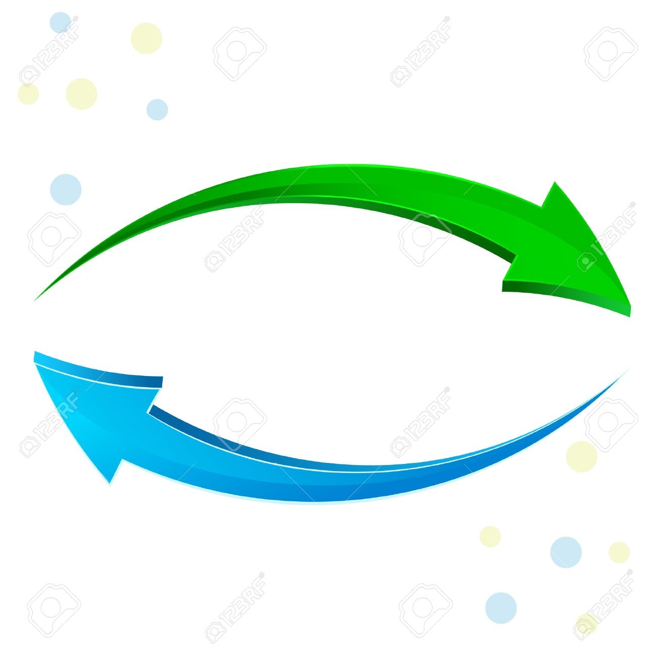 3d glossy refresh icon, green and blue arrows isolated on white - 40979290 3d glossy refresh icon, green and blue arrows isolated on white - 40979290