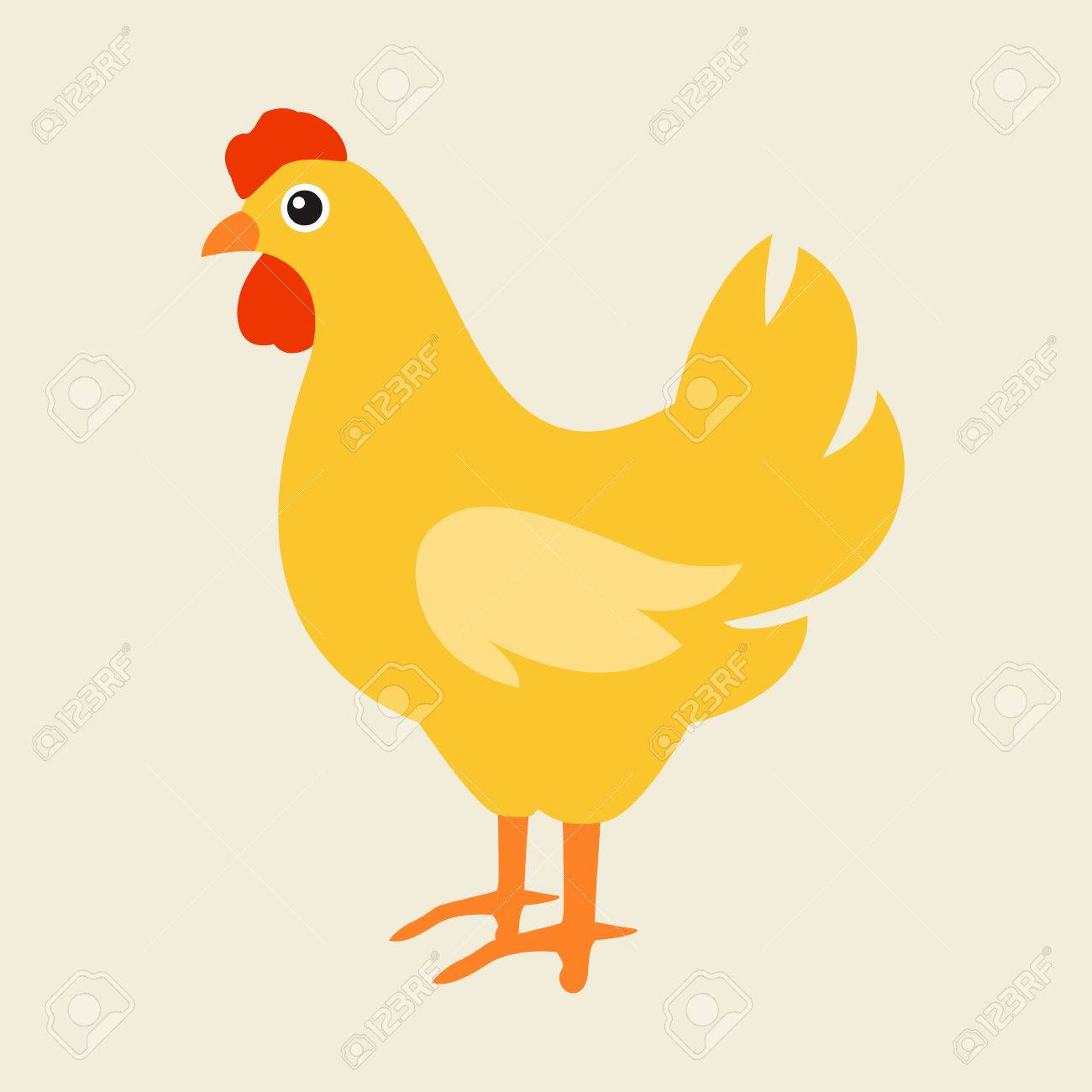 Cute Cartoon Chicken Illustration Royalty Free Cliparts Vectors And Stock Illustration Image