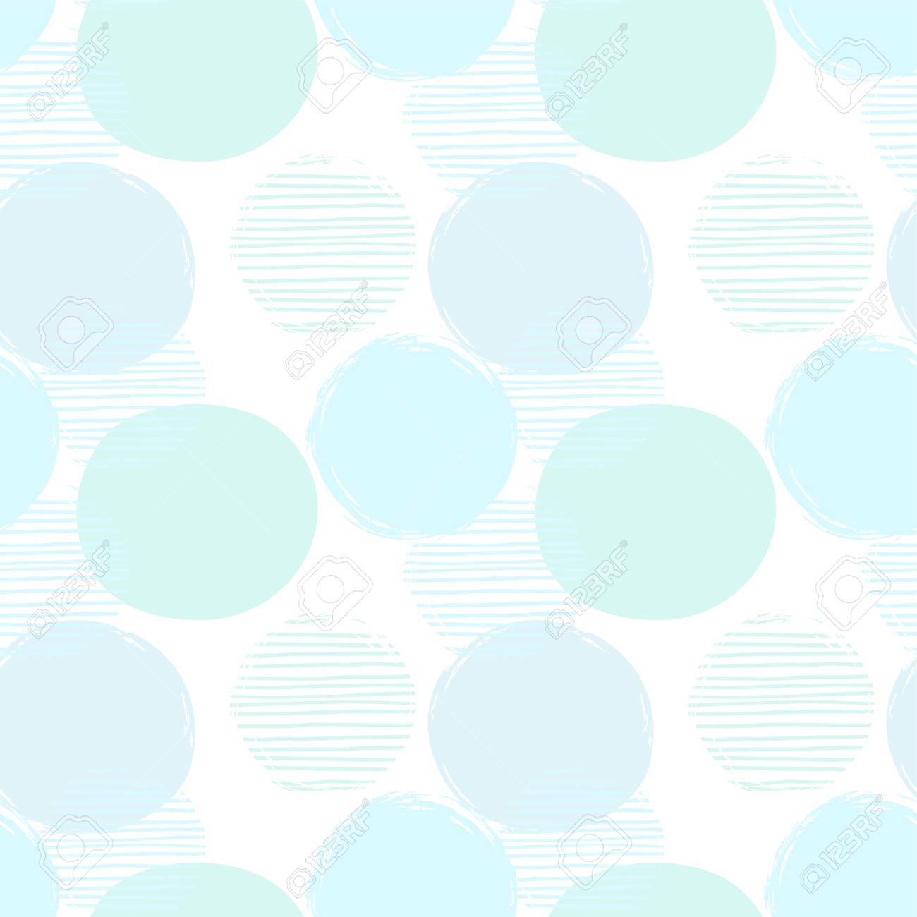 Abstract geometric seamless pattern with circles. - 85472841 Abstract geometric seamless pattern with circles. - 85472841